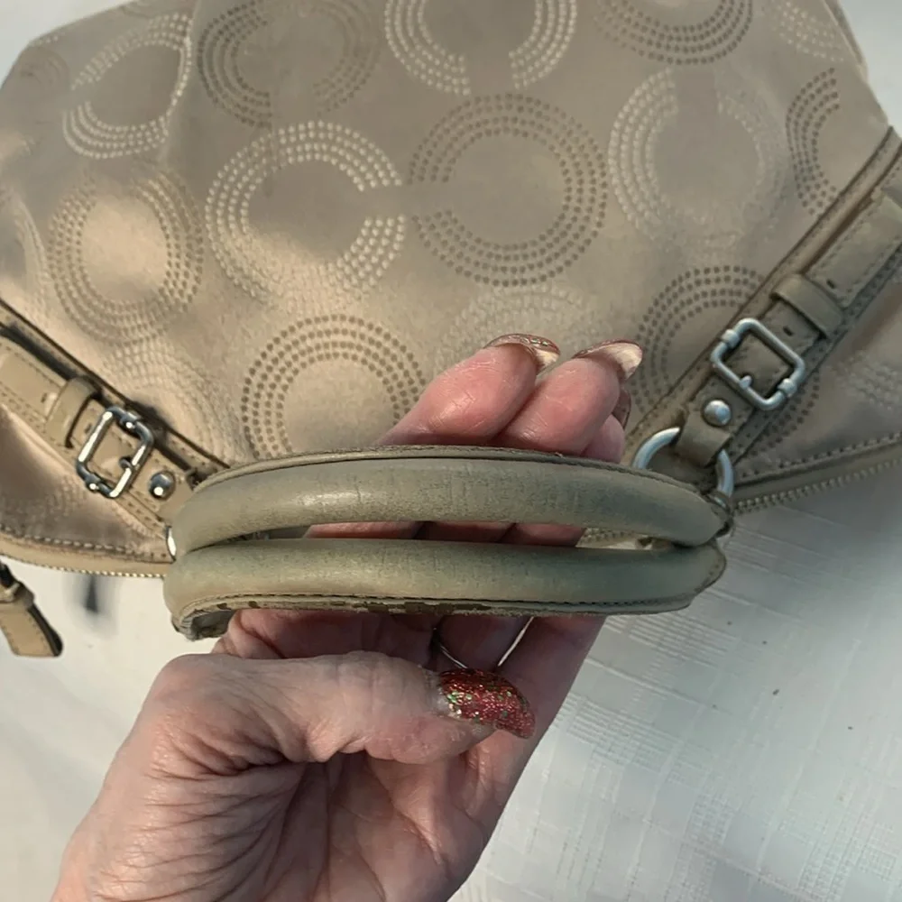 Coach, Madison Dotted optive art Sophia satchel